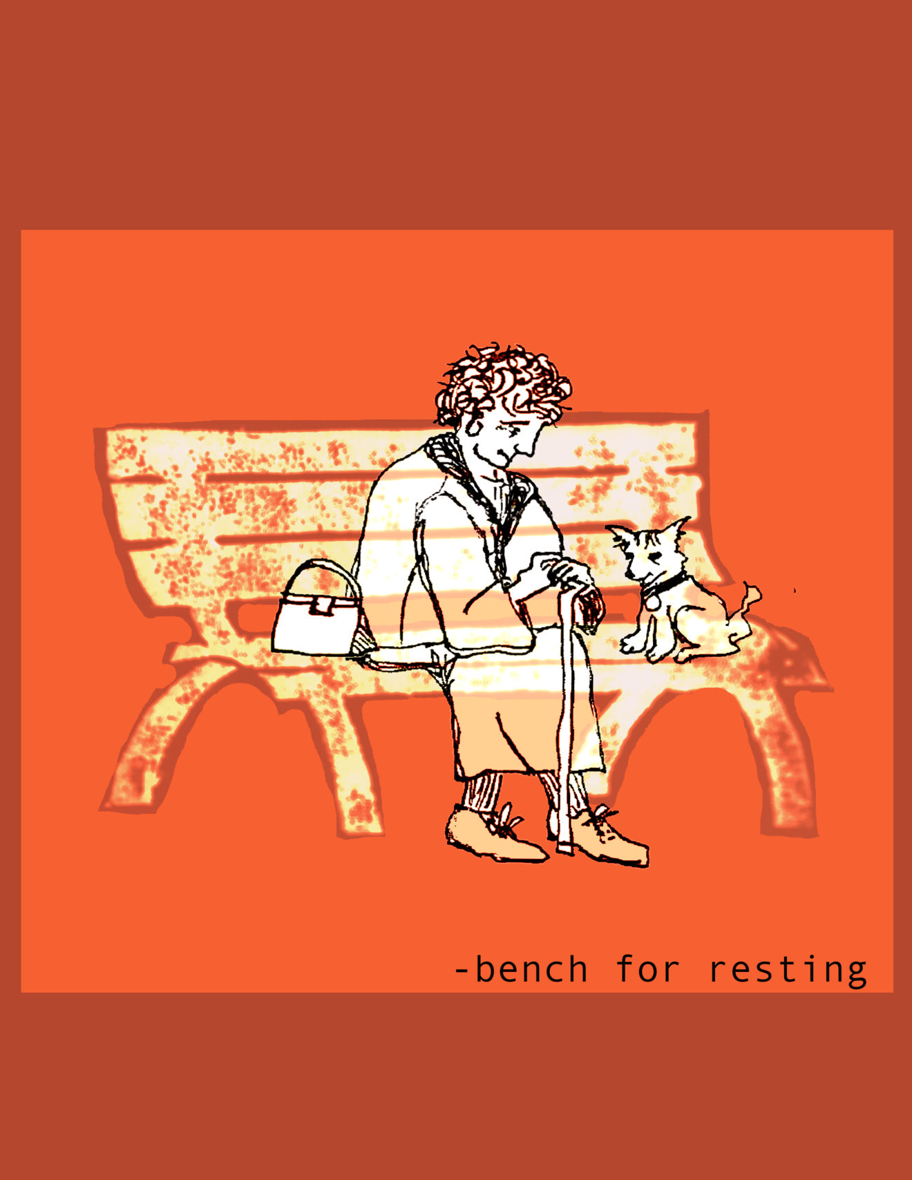 bench for resting