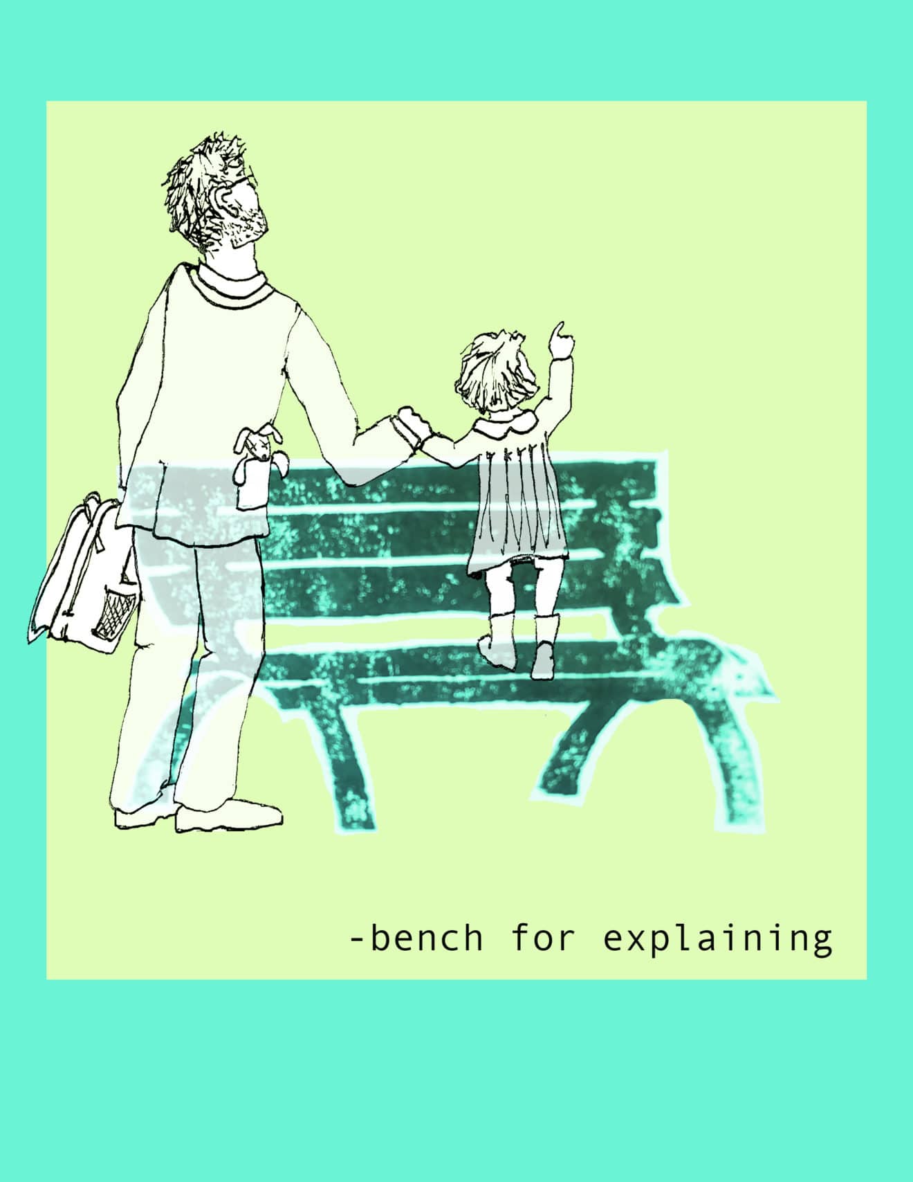 bench for explaining