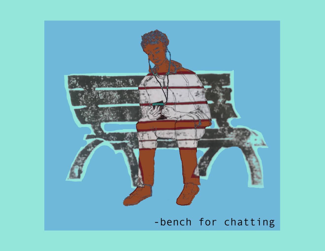 bench for chatting